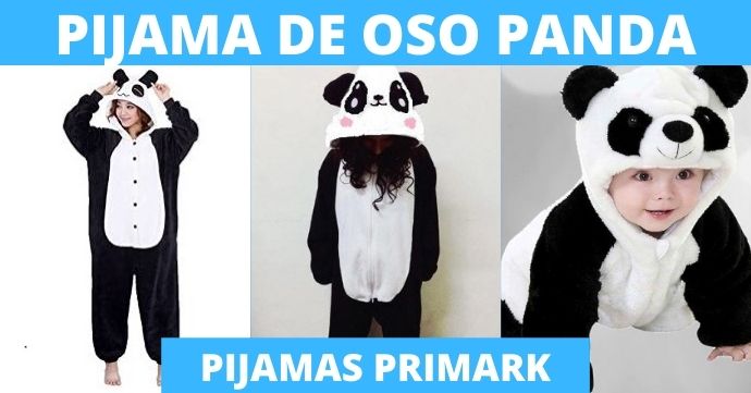 Pijama de Oso Panda Primark