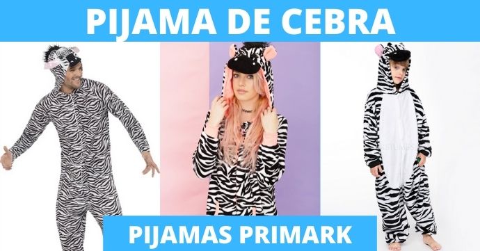 ▷ Pijama Primark Cebra 2023