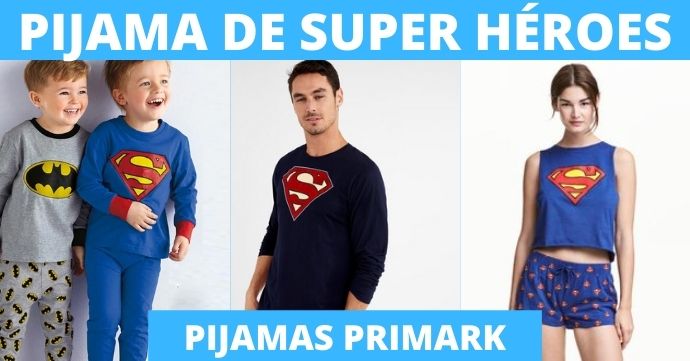 Pijamas de Superheroes Primark