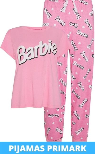 Ofertas en Pijama de barbie para mujer largos dos piezas
