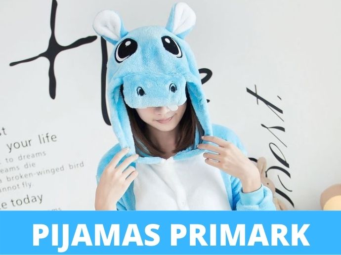 Pijamas color azul cuerpo entero de mujer de hipopotamo en primark Rebajas