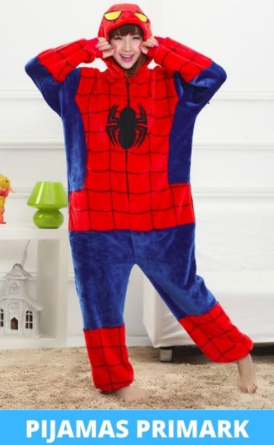 Descuento pijama completos para mujer spiderman primark