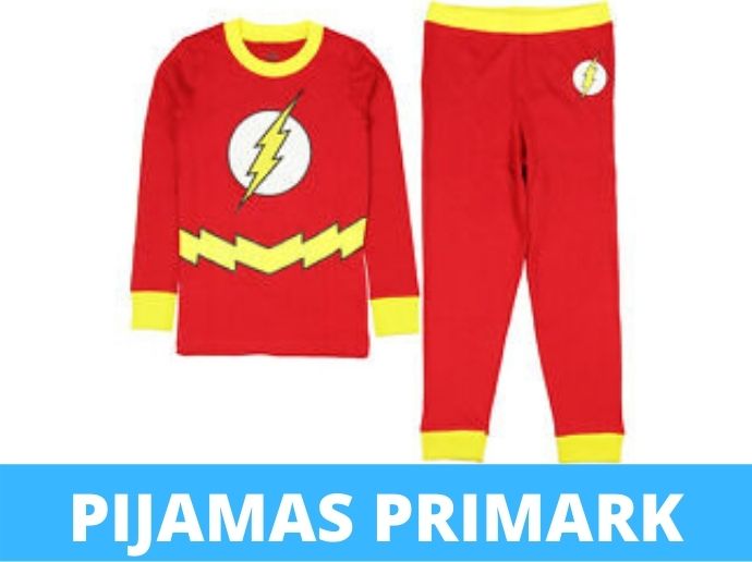 Pijama de flash rojo dos piezas primark