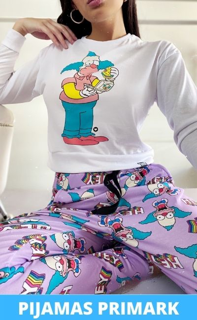 Descuento Pijama de krusty largos para mujer