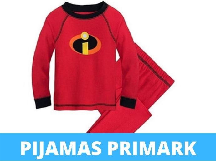 Ofertas Pijama de los increibles color rojo de niño Largos Primark