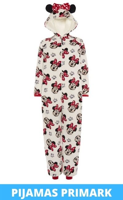 Pijamas de niña de minnie cuerpos enteros en compra primark