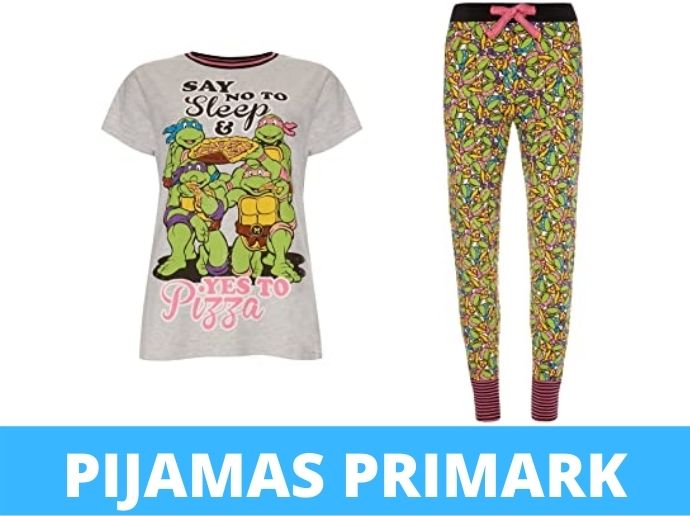 Pijama de dos piezas para mujer Primark de tortuga en Rebajas