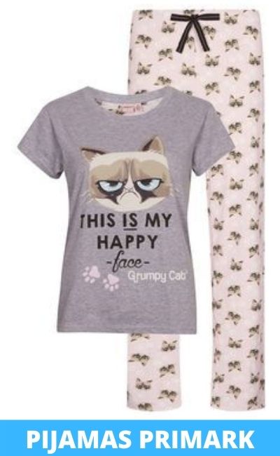 Comprar Pijamas de gato dos piezas para mujer en Primark