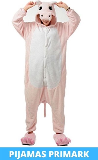 Compra Online Pijama de hipopotamo color rosa para hombre