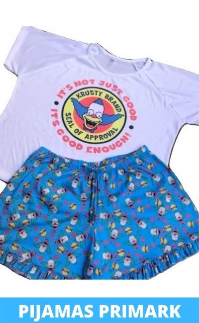 Ofertas en Pijama para mujer cortos de krusty Primark
