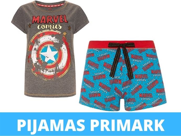 Pijama para mujer de marvel cortos compra online