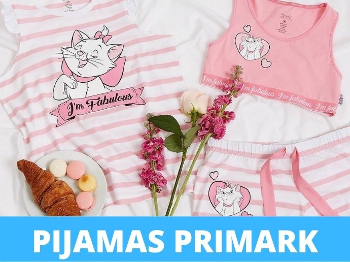 Pijama para niña cortos color rosa de aristogatos primark