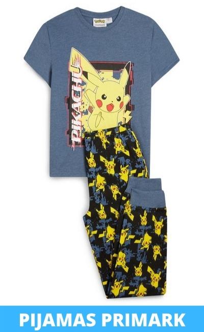 Pijama de Pikachu dos piezas para niño en Colección Primark