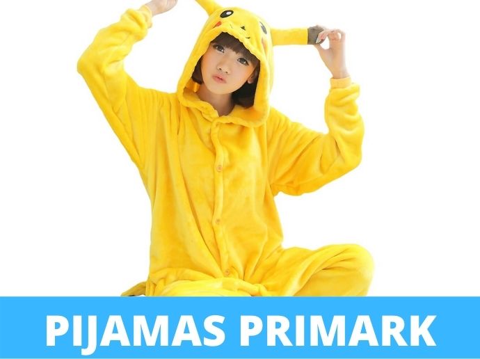 Pijamas de pikachu cuerpo entero color amarillo en Ofertas primark