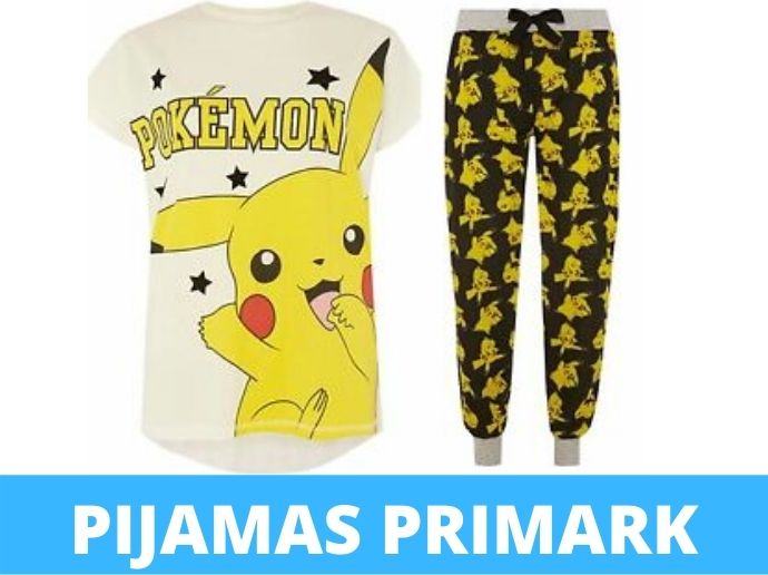 Pijama pokemon para mujer dos piezas largo compra online