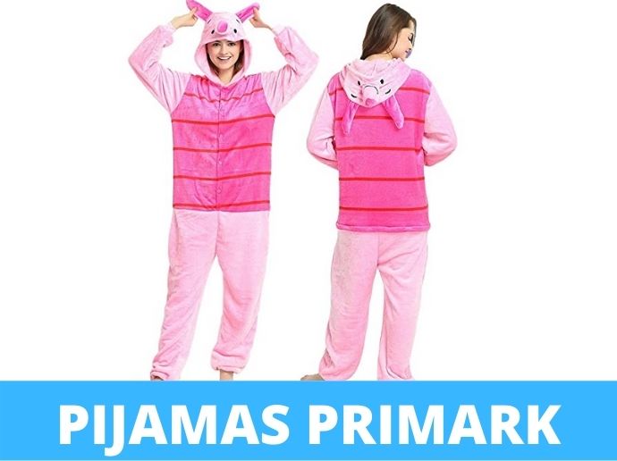 Colección de Pijama color rosa de mujer de cerdito