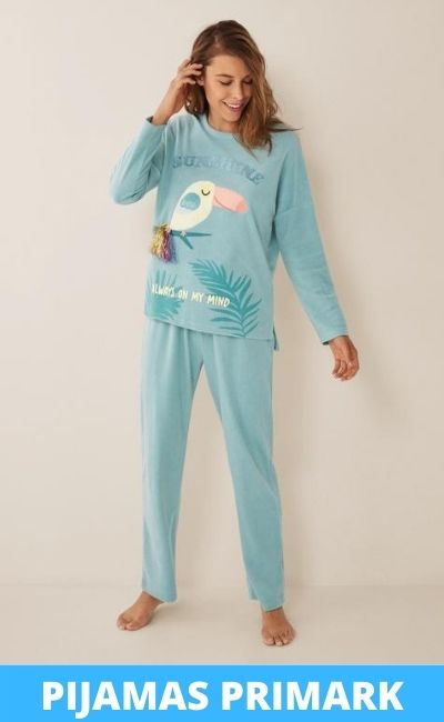 Pijama de Colección de tucan dos piezas para mujer