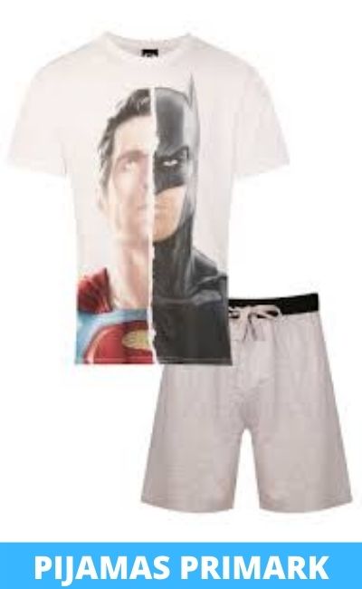 Pijamas de superheroes cortos para hombre en Descuento
