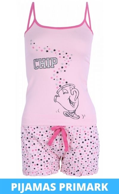 Primark rosa pijama cortos para mujer taza chip compra ahora