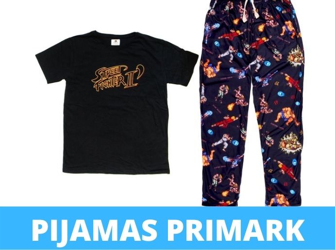 Colección de Pijama de dos piezas de hombre de street fighter