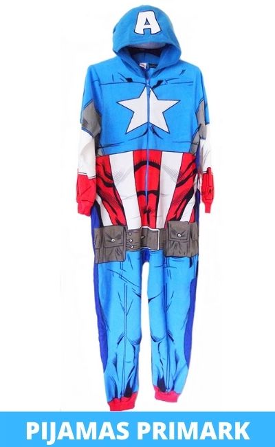 Teórico suerte Portal ▷ Primark Pijama de Capitán América 【BARATOS】 2022