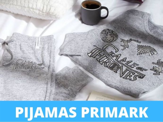 Descuento Primark largos gris pijama de game of thrones