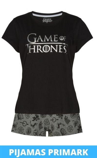 Colección de Pijamas cortos para mujer de game of thrones