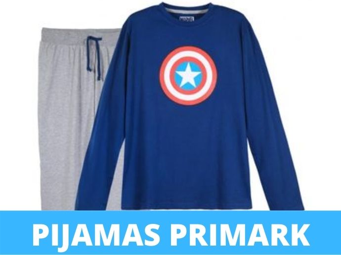 Descuento pijama dos piezas para hombre de capitan america